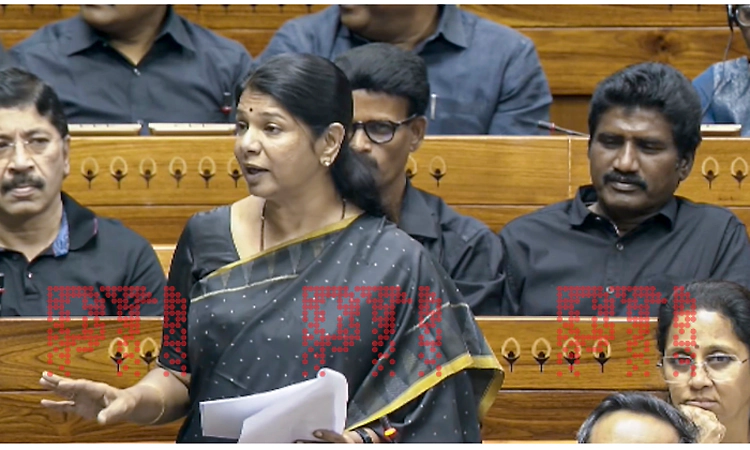 DMK's Kanimozhi hits back at PM, says black is colour of goddess Kali