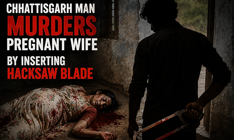 Chhattisgarh man murders pregnant wife by inserting hacksaw blade into her private part; arrested