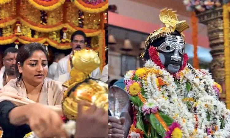 Rachita Ram: ಕೊರಗಜ್ಜ ದೈವಕ್ಕೆ ಹರಕೆಯ ಕೋಲ ಸೇವೆ ನೀಡಿದ ನಟಿ ರಚಿತಾ ರಾಮ್  