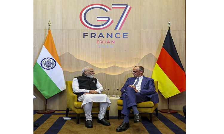 PM Modi, German Chancellor Merz hold bilateral talks on trade and defence