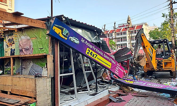 Jammu: JDA conducts major operation; reclaims land worth Rs 10 crore; over 30 illegal structures demolished