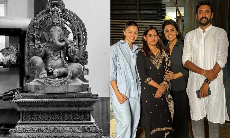 Mysuru sculptor Arun Yogiraj carves Ganesha idol for Alia Bhatt and Ranbir Kapoor