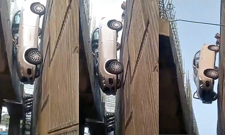 Kasaragod: ಅಪೂರ್ಣ ಸೇತುವೆಯಲ್ಲಿ ಸಂಚರಿಸಿ ಅಪಾಯದಲ್ಲಿ ಸಿಲುಕಿದ ಕಾರು