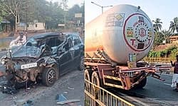 Ullal: One injured after car hits tanker; police recover MDMA during inspection