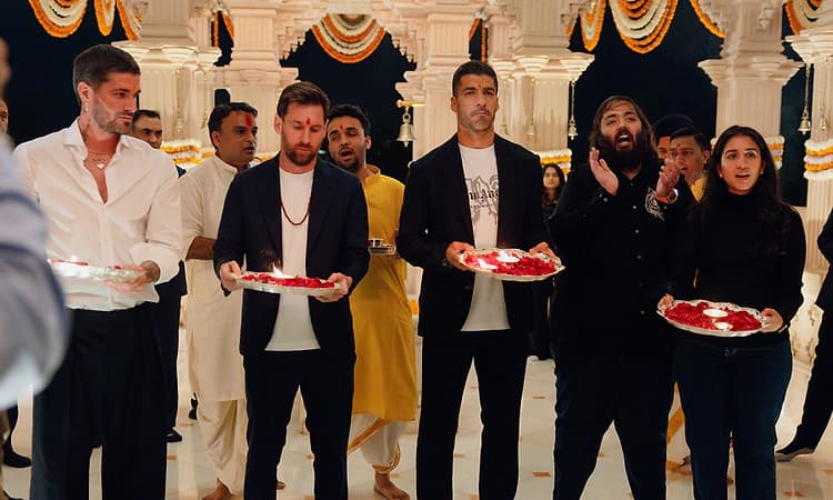 Messi visits wildlife conservation centre Vantara in Jamnagar