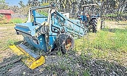 Malpe beach cleaning machine lies unused, rusting due to lack of maintenance