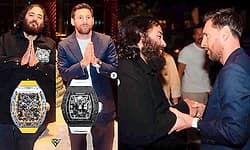 Anant Ambani gifts Lionel Messi a luxury watch during Jamnagar visit