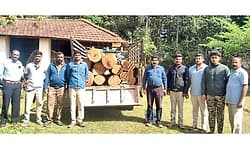 Somwarpet: ಮೀಸಲು ಅರಣ್ಯದಿಂದ ಮರ ಕಳವು: ಗುಂಡು ಹಾರಿಸಿ ಓರ್ವನ ಬಂಧನ