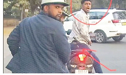 Bike rider threatens couple with deadly weapon in road rage incident