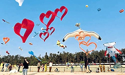 Giant shark kite steals the show at Mangaluru kite festival