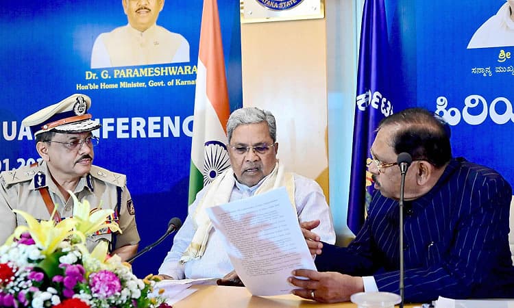 ಅಪರಾಧದಲ್ಲಿ ಭಾಗಿಯಾಗುವ ಪೊಲೀಸರಿಗೆ ಸಿಎಂ ಸಿದ್ದರಾಮಯ್ಯ ತರಾಟೆ