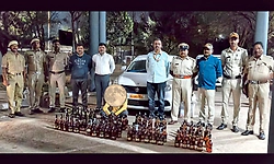 Kaladgi: ಅಬಕಾರಿ ಇಲಾಖೆ ದಾಳಿ: ಮದ್ಯ ವಶ