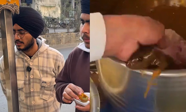 Live rat found inside pani puri container at roadside stall, video goes viral