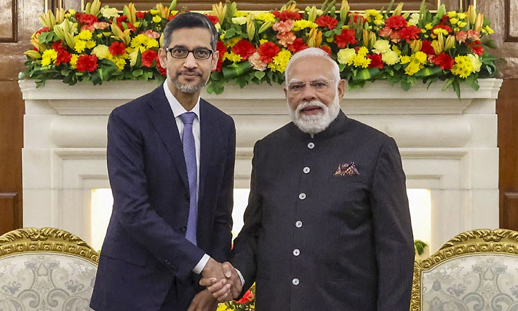 Google CEO Sundar Pichai highlights India's AI potential, announces US-India connectivity initiative