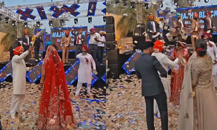 Viral Video; ಪಂಜಾಬ್ ವಧುವಿನ ಮೇಲೆ  8.5 ಕೋಟಿ ರೂ.ಗಳ ಸುರಿಮಳೆ?