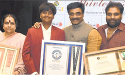 Rubik's Cube; ರಾಕ್‌ಲೈನ್‌ ಮೊಮ್ಮಗ ಇಂಟರ್‌ನ್ಯಾಷನಲ್‌ ಬುಕ್‌ ಆಫ್ ರೆಕಾರ್ಡ್‌ ಗೆ ಸೇರ್ಪಡೆ 