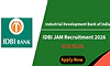 ಇಂಡಸ್ಟ್ರಿಯಲ್‌ ಡೆವಲಪ್‌ಮೆಂಟ್‌ ಬ್ಯಾಂಕ್‌- ವಿವಿಧ ಹುದ್ದೆಗಳಿಗೆ ಅರ್ಜಿ ಆಹ್ವಾನ