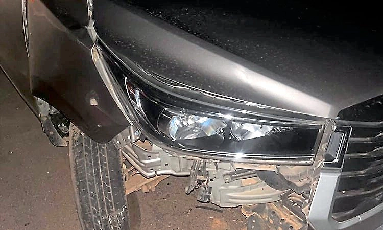 Bike-car collision in Pangala leaves rider injured