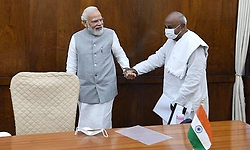 PM Modi greets ex-PM Deve Gowda on his birthday