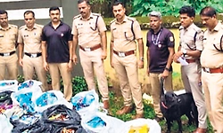 ಮಧೂರು: ಕಾರಿನಲ್ಲಿ ಸಾಗಿಸುತ್ತಿದ್ದ ತಂಬಾಕು ಉತ್ಪನ್ನ ಸಹಿತ ಬಂಧನ