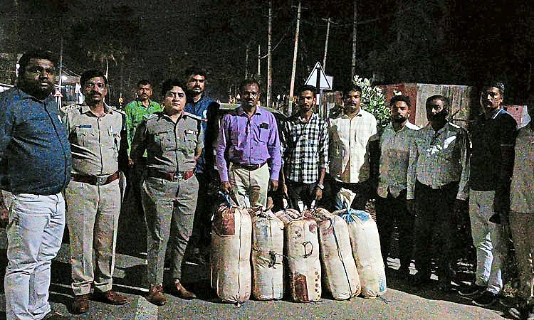 Mandya: ಪೊಲೀಸರ ಭರ್ಜರಿ ಕಾರ್ಯಾಚರಣೆ: ಬರೋಬ್ಬರಿ 111 ಕೆಜಿ ಗಾಂಜಾ ವಶ