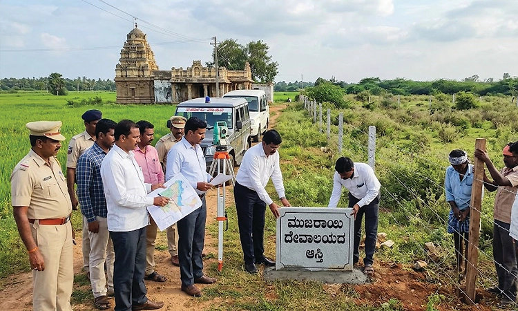 ದೇವಸ್ಥಾನದ ಜಮೀನು 726 ಎಕರೆ ಮರುವಶಕ್ಕೆ ವೇಗ