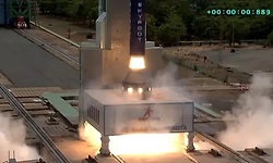 Sriharikota: Country's first pvt orbital rocket Vikram-1 lifts off