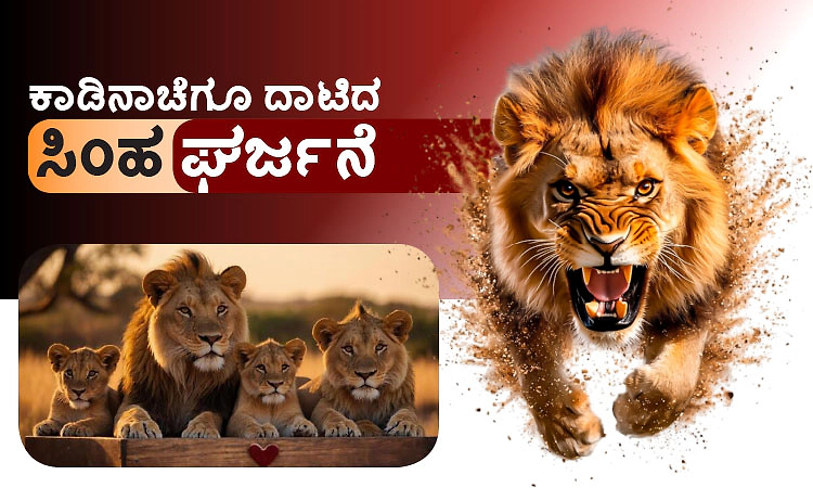 Lion: ಕಾಡಿನಾಚೆಗೂ ದಾಟಿದ ಸಿಂಹ ಘರ್ಜನೆ