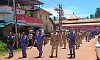 Bhatkal: Security tightened ahead of public Ganesh immersion; police conduct route march