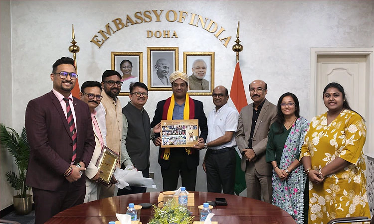 ಕರ್ನಾಟಕ ಸಂಘ ಕತಾರ್‌: ಉಪ ರಾಯಭಾರ ಮುಖ್ಯಸ್ಥ ಸಂದೀಪ್ ಕುಮಾರ್ ಗೆ ಭಾವಪೂರ್ಣ ಬೀಳ್ಕೊಡುಗೆ