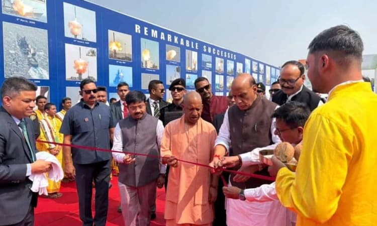 Rajnath, Yogi flag off first batch of Lucknow-made BrahMos missiles