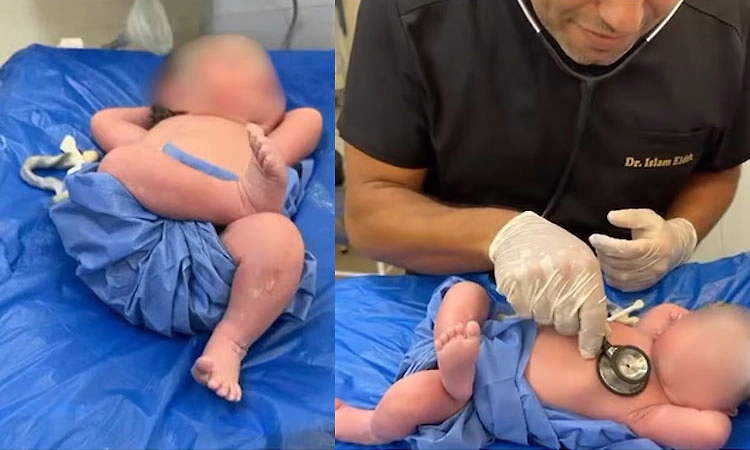 Viral Video: ಹುಟ್ಟಿ ಕೆಲವೇ ಗಂಟೆಗಳಲ್ಲಿ ರಾಜನಂತೆ ಪೋಸ್‌ ಕೊಟ್ಟ ಮಗು!