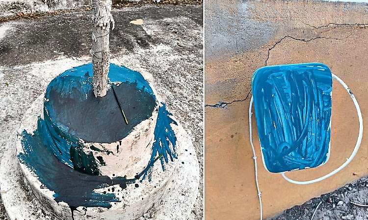 Kanakagiri: ಶಾಲೆಯ ನಾಮಫಲಕ, ಗೋಡೆಗಳಲ್ಲಿ ಕಿಡಿಗೇಡಿಗಳಿಂದ ಅಶ್ಲೀಲ ಬರವಣಿಗೆ