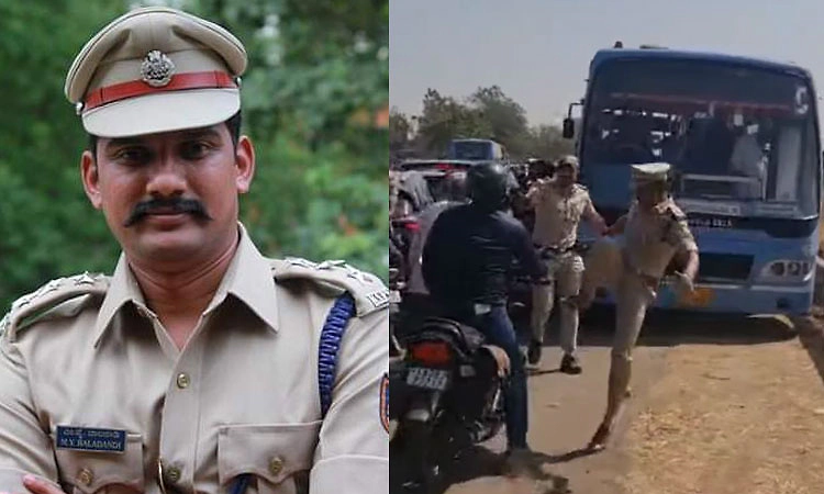 ಟ್ರಾಫಿಕ್‌ನಲ್ಲಿ ಸಿಎಂ ಸಿದ್ದರಾಮಯ್ಯ: ಸವಾರನಿಗೆ ಒದೆಯಲು ಮುಂದಾದ ಎಸ್ಪಿ