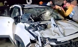 Three brothers among four killed as car plunges into canal in Mathura