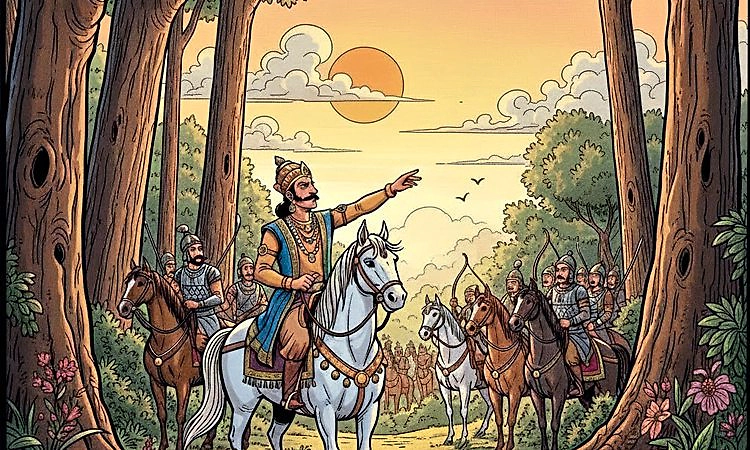 Kids Story: ವಿಕ್ರಮಾದಿತ್ಯನ ಕಥೆಗಳು; ಬೇಟೆಯ ಕಾಲದಲ್ಲಿ