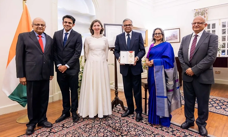 UK confers Knighthood insignia on Tata Group Chairman Chandrasekaran