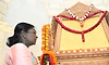 ಅಯೋಧ್ಯೆ ರಾಮ ಮಂದಿರಕ್ಕೆ ರಾಷ್ಟ್ರಪತಿ ಮುರ್ಮು ಭೇಟಿ: ಶ್ರೀ ರಾಮ ಯಂತ್ರ ಪ್ರತಿಷ್ಠಾಪನೆ