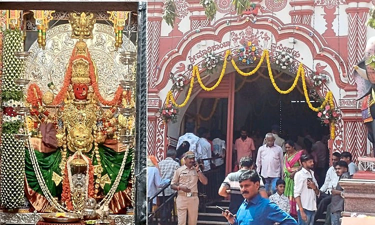 ಶಿರಸಿ: ಯುಗಾದಿಯ ಶುಭ ದಿನದಂದು ಮಾರಿಕಾಂಬಾ ದೇವಿಯ ಪುನಃ ಪ್ರತಿಷ್ಠೆ