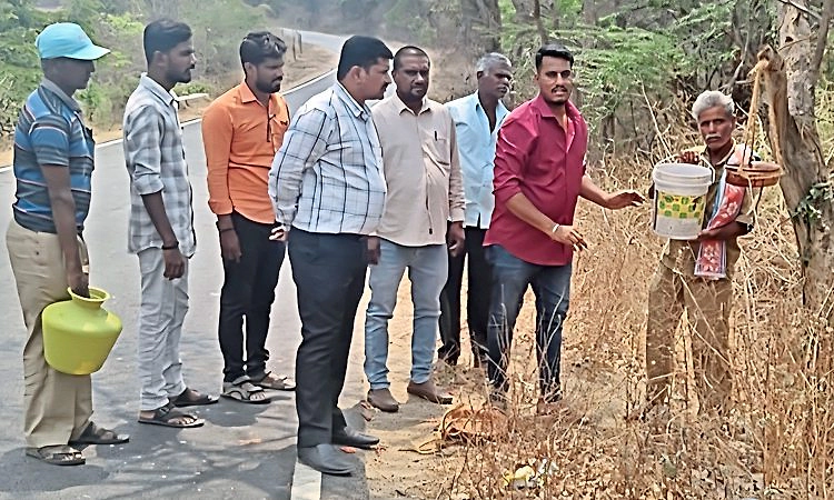 Bangarapet; ಗಡಿಭಾಗದ ವನ್ಯಜೀವಿಗಳಿಗೆ ಕಡಿಯುವ ನೀರಿನ ವ್ಯವಸ್ಥೆ