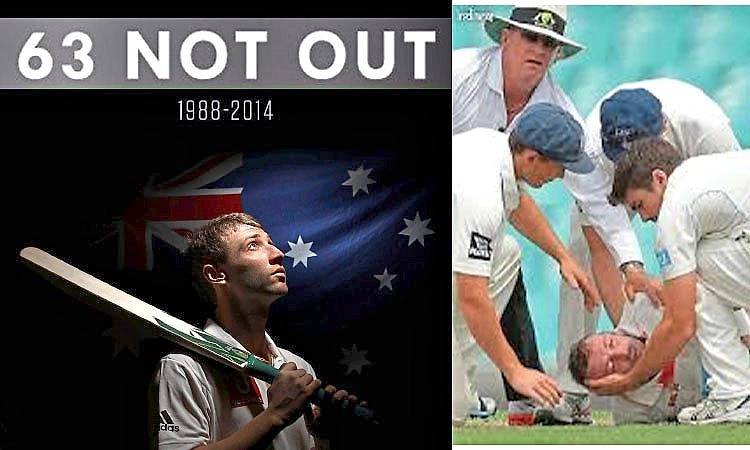 Phillip Hughes: 63 NOT OUT