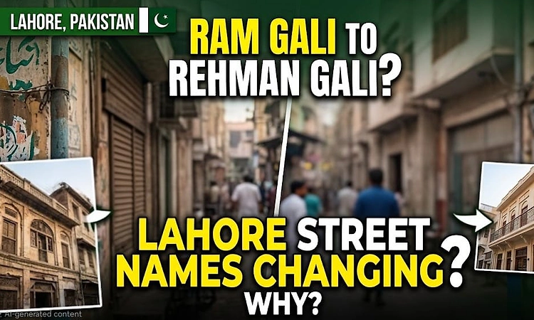 Rehman Gali to Ram Gali: why Pakistan is changing Lahore street names?