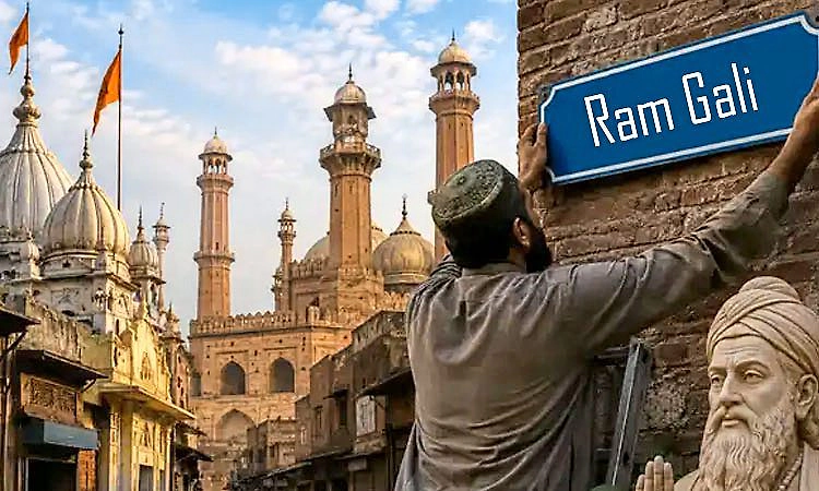 Lahore: ʼರಾಮ್‌ ಗಲ್ಲಿʼಯಾದ ʼರೆಹಮಾನ್‌ ಗಲ್ಲಿʼ: ಬದಲಾಗುತ್ತಿದೆ ಲಾಹೋರ್‌ ನ ಬೀದಿಗಳು