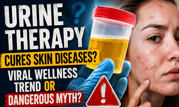 Urine therapy cures skin diseases? Viral wellness trend or dangerous myth