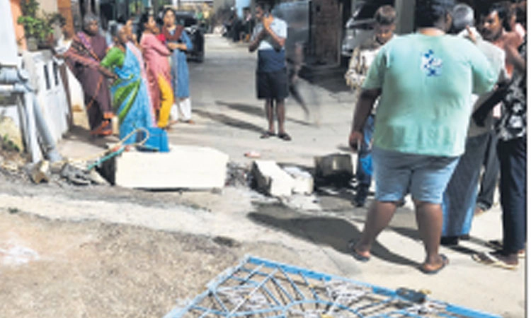 ಆಟವಾಡುವಾಗ ಕಾಂಪೌಂಡ್‌ ಕುಸಿದು ಬಿದ್ದು ಬಾಲಕ ಸಾವು