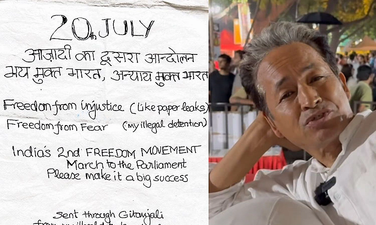 ಸಂಸತ್‌ ಚಲೋ ಯಶಸ್ವಿಗೊಳಿಸಿ: ಆಸ್ಪತ್ರೆಯಿಂದ ಸೋನಮ್ ವಾಂಗ್ಚುಕ್ ಮೊದಲ ಸಂದೇಶ