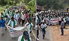 Farmers stage massive march in Chikkamagaluru against Kasturirangan report