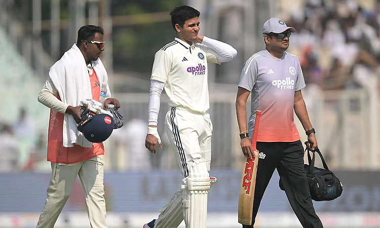 Gill will travel to Guwahati for 2nd Test: BCCI