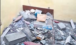 ನಿರ್ಮಾಣ ಹಂತದ ಕಟ್ಟಡದಲ್ಲಿ ಇಟ್ಟಿಗೆ ಬಿದ್ದು ಮಗು ಸಾವು