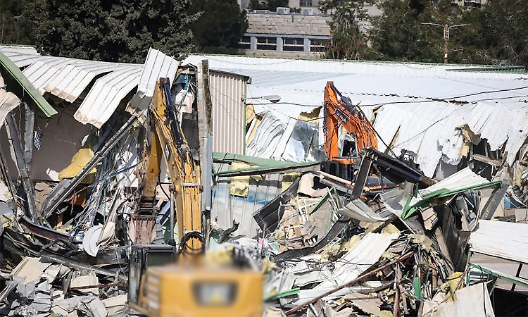 Israeli crews begin bulldozing UNRWA headquarters in east Jerusalem